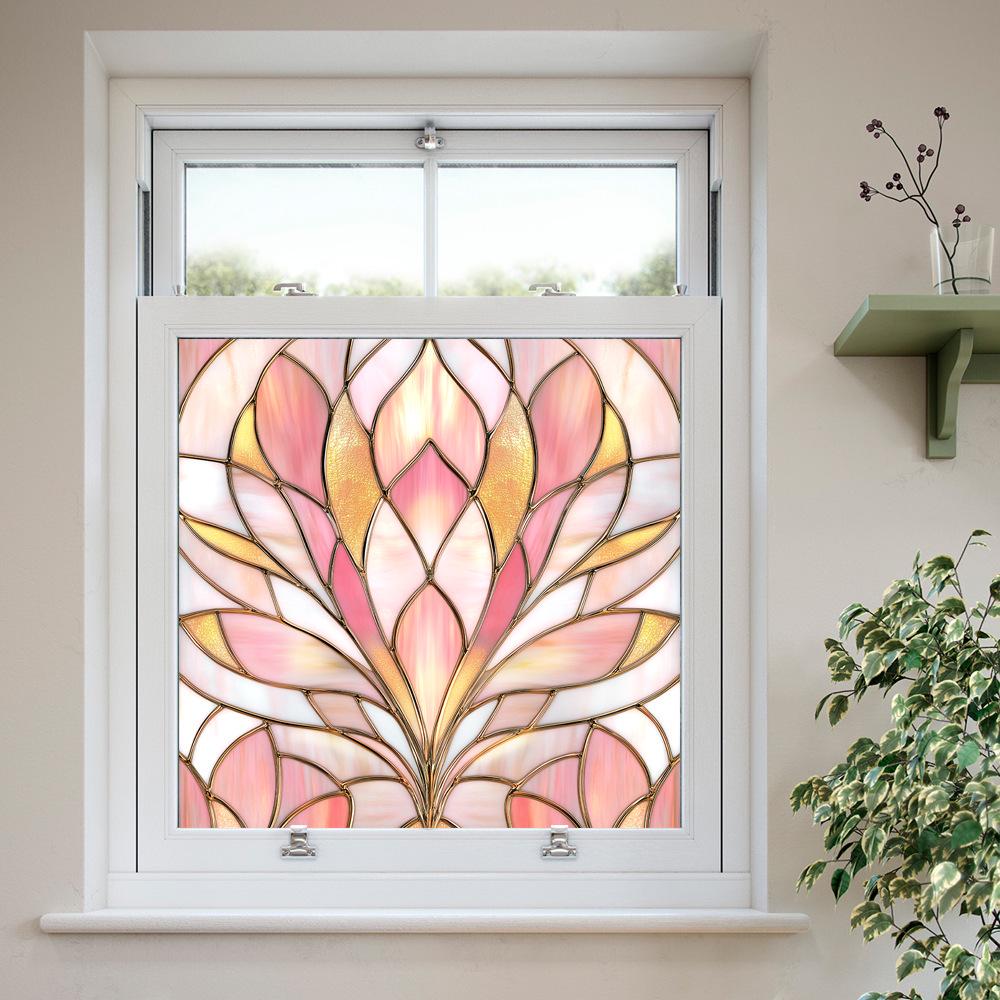 BL301-330 Цветная ПВХ Статическая Пленка для Окон - Без Клея Домашнее Украшение