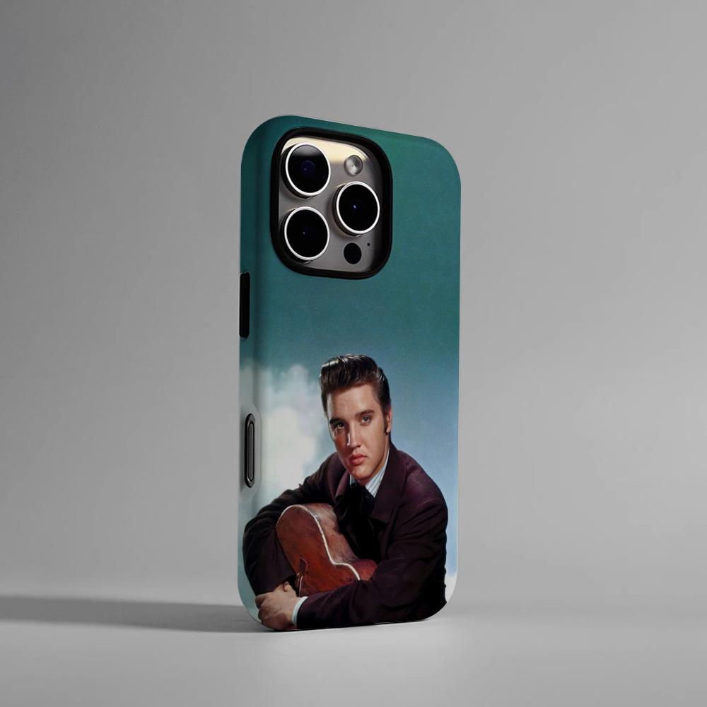 Чехол для телефона E-Elvis P-Presley Певец Жесткий ПК Для IPhone 16Promax 17 16 15 14 13 12 11 Pro Max Plus Глянцевый HD Чехол
