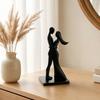 Фигурка пары, 3D-печатная статуэтка обнимающейся пары, Современная романтическая скульптура для гостиной, спальни, офиса, полки, стола