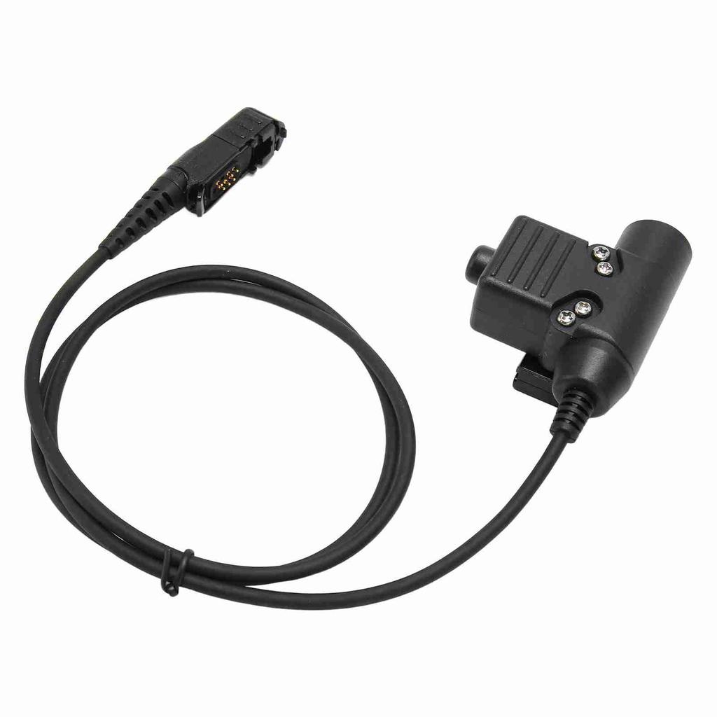 PTT Headset Adapter Push To Talk Connector for Motorola Xir P6600 P6620 XPR3300 XPR3500 MTP3250