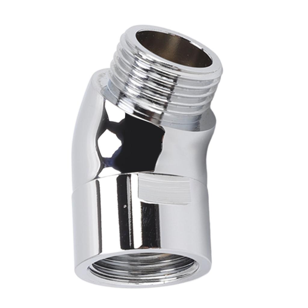 Адаптер для душа с ручным держателем, 135 градусов, душевая лейка, латунный адаптер для душа, аксессуары для душа G1/2 дюйма