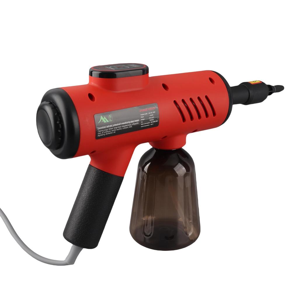 Handheld Steam Cleaner 1200W, Portable Multi Purpose High Pressure Steamer with 3 Temperature Settings, Digital Display