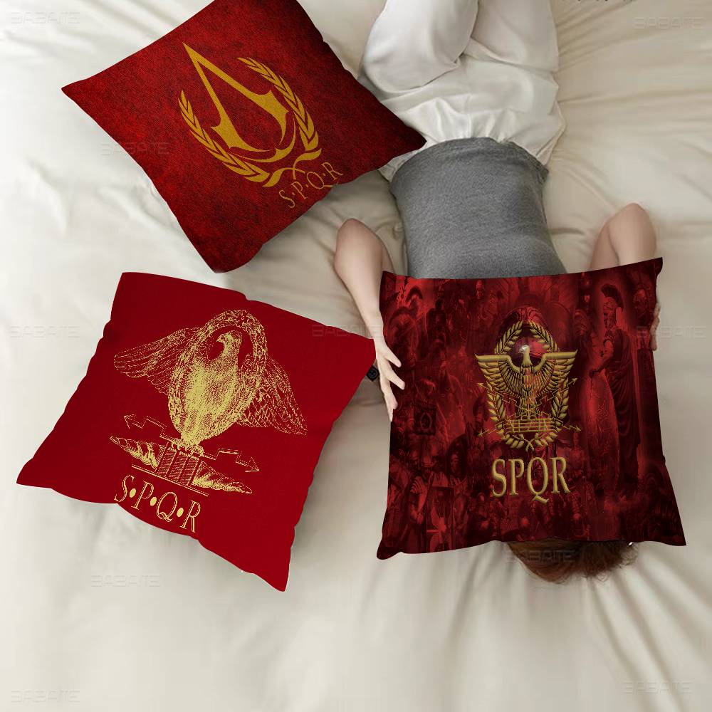 Чехол на подушку S-SPQRS Подушка для дивана автомобиля Наволочка для автомобиля Рождественский подарок 40x40см 45x45см