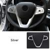 Steering Wheel Button V Frame Trim Decoration Cover For BMW 3 5 Series G20 G30 X3 X5 X7 G01 G05 G07 GT6 G32 7 Series G11 +