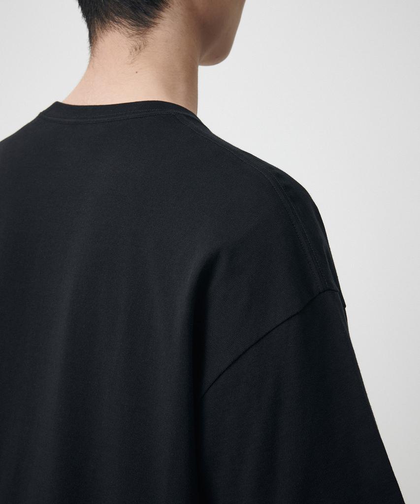 MUSINSA STANDARD Oversized Long Slit T-Shirt [Black]