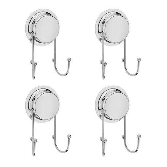 1/4 шт. крючки на присосках для ванной комнаты прочные несущие водонепроницаемые простая установка без сверления вешалка для полотенец для хранения