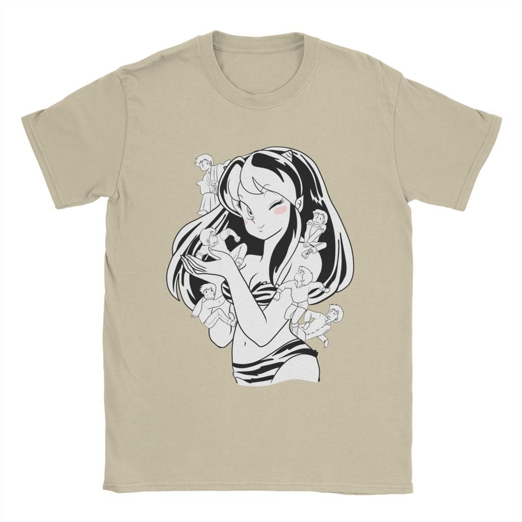 Мужские футболки Urusei Yatsura Lum, аниме, 100% хлопок, одежда, новинка, футболки с коротким рукавом и круглым вырезом, подарок на день рождения