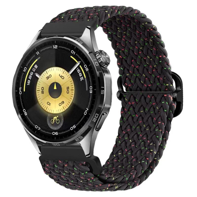 Нейлоновый плетеный ремешок 20/22 мм для Huawei Watch 5 4 3 GT6 Pro GT6-5-4-3 46 мм Эластичный браслет для Amazfit Active 2 Bip 6 Balance 2