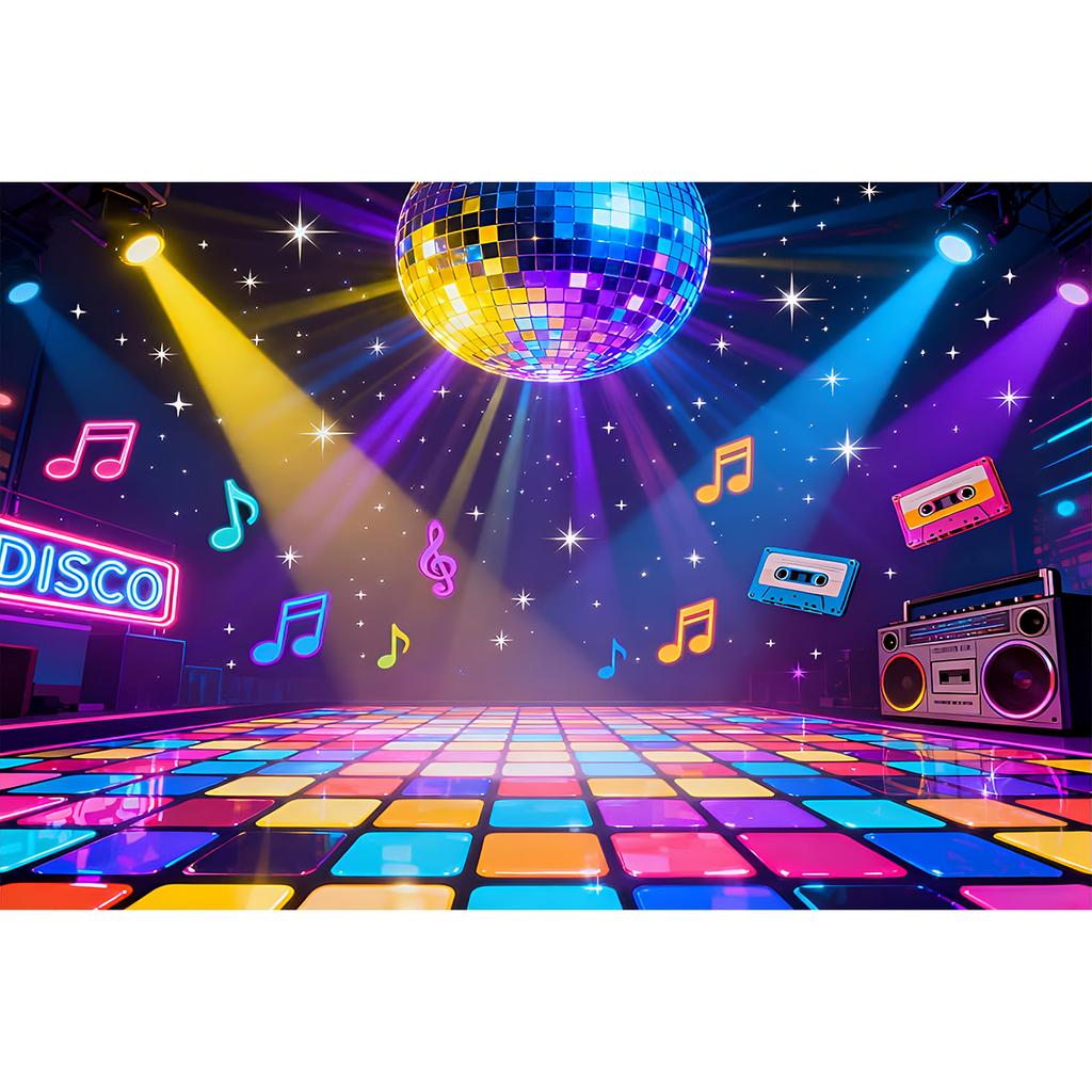 80s 90s Backdrop Party Decorations Retro Hanging Banner Back to The 80s 90s Hip Hop Graffiti Wall Photography Background Photo