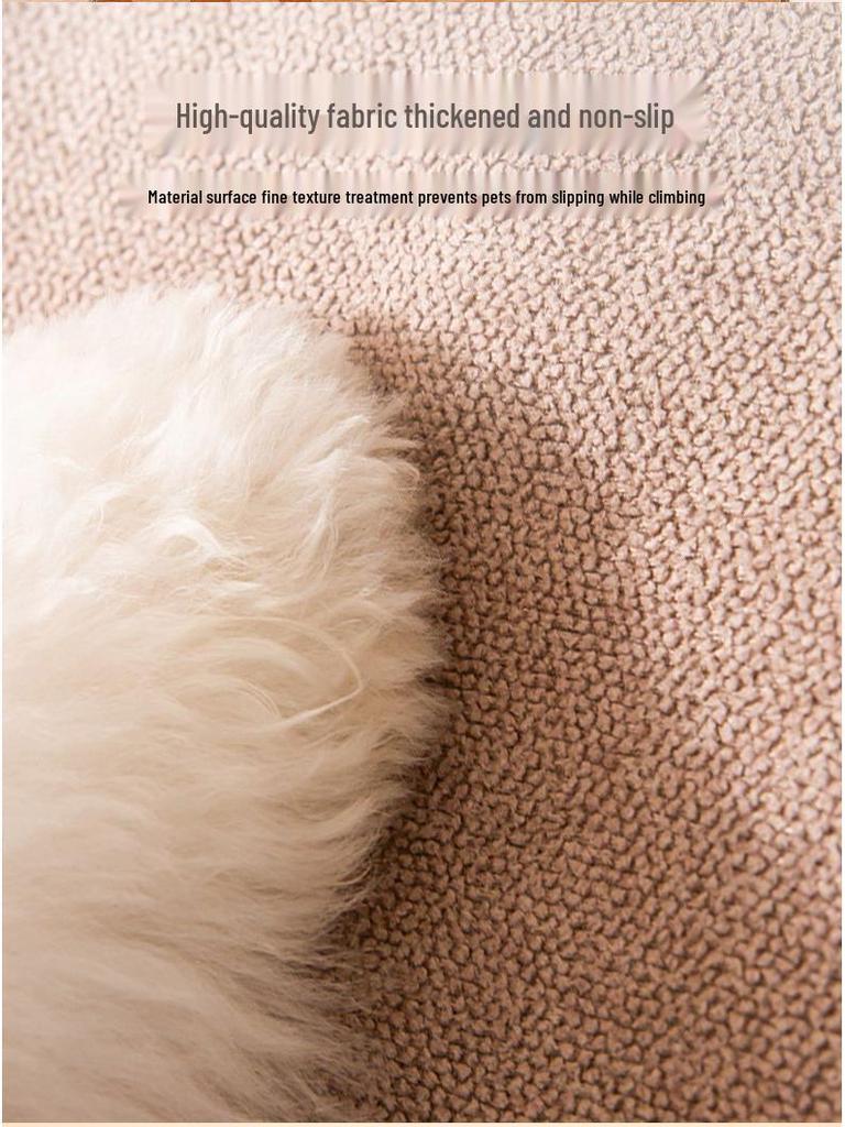 Pet Bedside Stairs for Small Dogs and Cats - Removable & Washable Steps