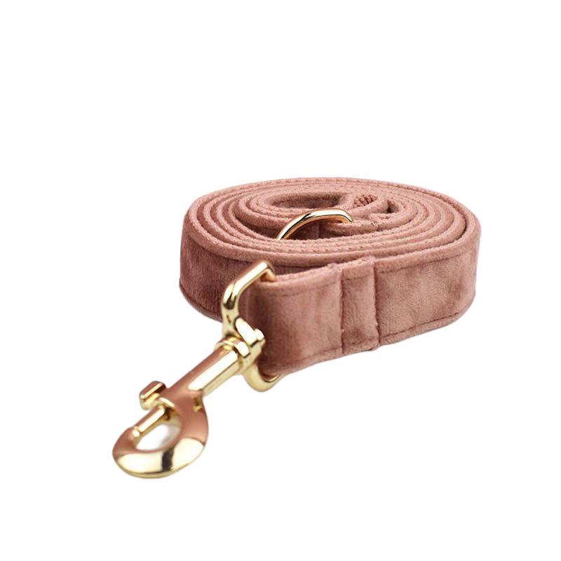 Розовый ошейник и поводок из мяса для собак, набор для собак, именная табличка с гравировкой, зоотовары, поводок для собак, Velvet22