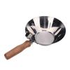 Штукатурная миска Многофункциональная миска для раствора из нержавеющей стали с деревянной ручкой для раствора гипса