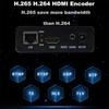 ABNRR Мини-видеостриминговый кодер H.265 Совместимый с HDMI для SRT/HLS Коллектор Компьютерный мониторинг VMIX Кодер IPTV