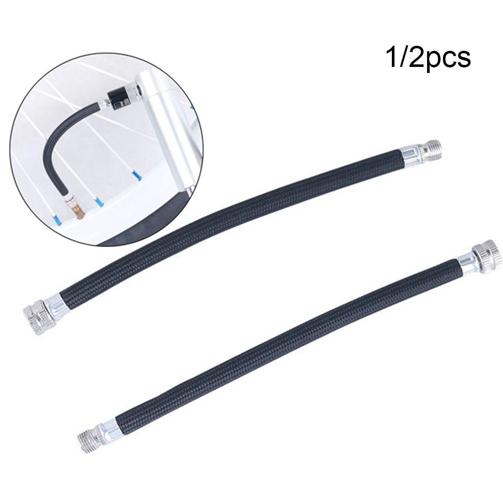 Use150Psi Schrader Portable Bicycle Pumps Tube Pipe Cord Bike Hose Adapter Pump Extension Hose