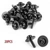 50pcs Engine Splash Shield Screws Bolts U-nuts Kit for Ford C-Max Focus Mondeo