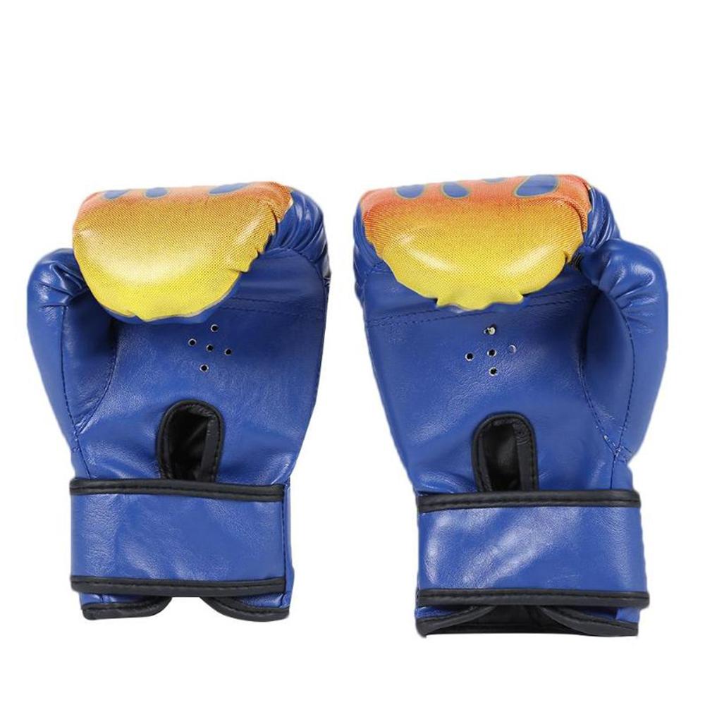 PU Leather Breathable Fighting Boxing Training Glove Flame Gloves Boxing Gloves Sparring Glove