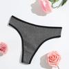 Thong Panties Girls Hip Lift Abdomen Threaded Thong Women'S Low Waist Breathable Pure Cotton T-Pants