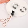 1 Set Magnetic False Eyelashes with Lash Applicator Tool Natural Look Wispy Curly Fluffy Fake Lashes Eyelash Clip Women Makeup Tools Kit