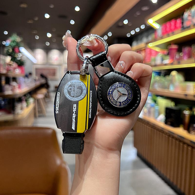 ABS Стиль Покраски Автомобильный Чехол-Крышка для Пульта Ключа для Mercedes Benz A B C S Класса AMG GLA CLA GLC W176 W221 W204 W205