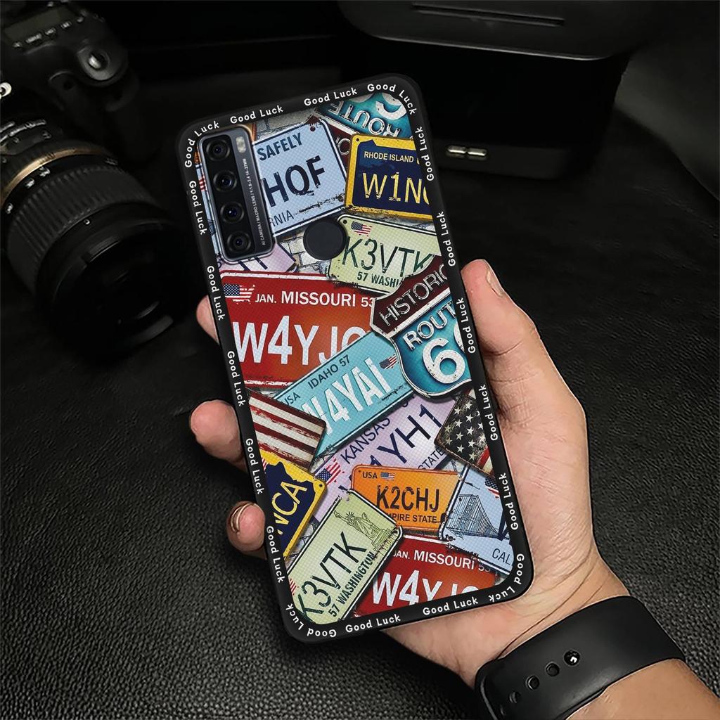 Shockproof Protective Phone Case For TCL 20 SE TPU Fashion Design Cover Dirt-resistant Durable Cartoon Full Wrap Cute