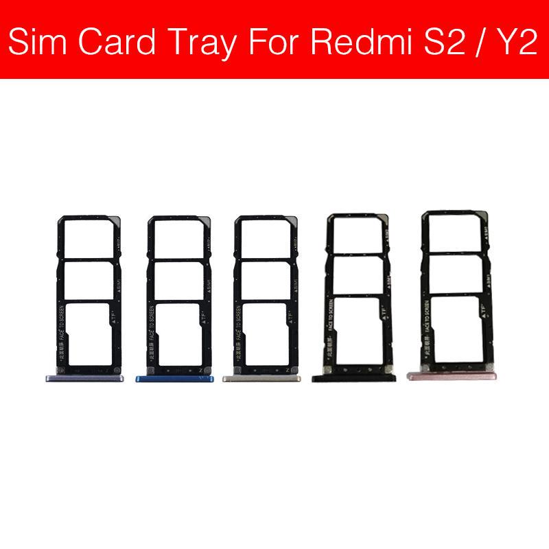 Лоток для SIM-карты для Xiaomi Redmi K20/S2/Y2/Note 7/Note 8/Note 9, адаптер для слота для SIM-карты