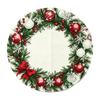Tree Bow Christmas Table Placemat Coaster Coffee Cup Mats Round Dining Mat  Kitchen Supplies