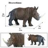 World Wild Microlandscape Deer Cheetah Elephant Animal Model Kid Toy Children Gift Action Figures