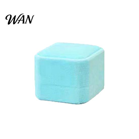 Pocket-sized Ring Box Velvet Box, Small Portable Jewelry Gift with Soft Firm Lock Lining Anti-Scratch Design, Case for Wedding, Engagement,