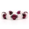 Ishiki AAAA Rank Amulet Natural Stone Rose Quartz 12 мм Розовый тигровый глаз 14 мм Браслет Power Stone B185