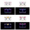 Waterproof Decorations Stickers Fluorescent Glowing Tattoos Face Stickers  Nightclub