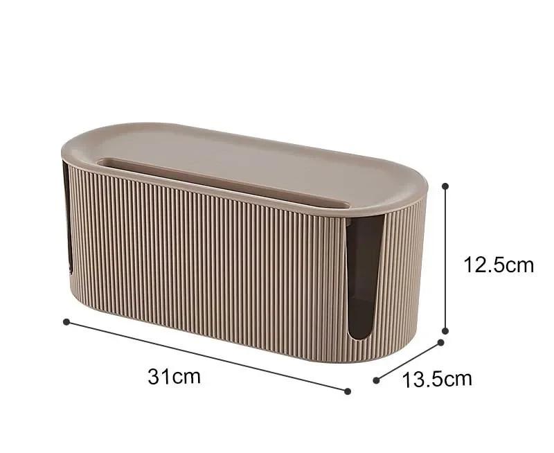 Модная коробка для хранения штепсельной вилки, органайзер для кабеля и проводов, розетка, беспроводной маршрутизатор WiFi, браслет, настольный держатель для вилки линии передачи данных, полка
