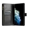 Для Xiaomi 17 Ultra 5G Кожаный чехол-кошелек на молнии с подставкой Ударопрочный чехол для телефона с ремешком на запястье