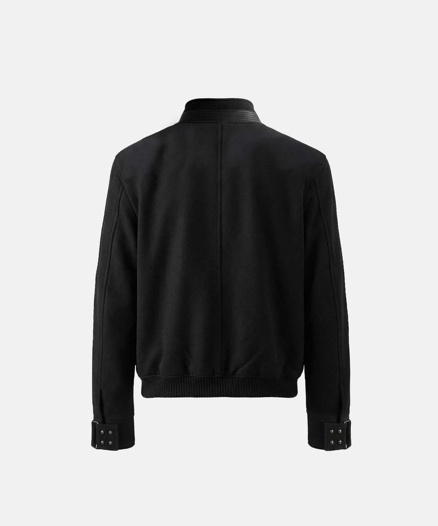 BADBLOOD Viper 41 Wool High-Neck Jacket - Black