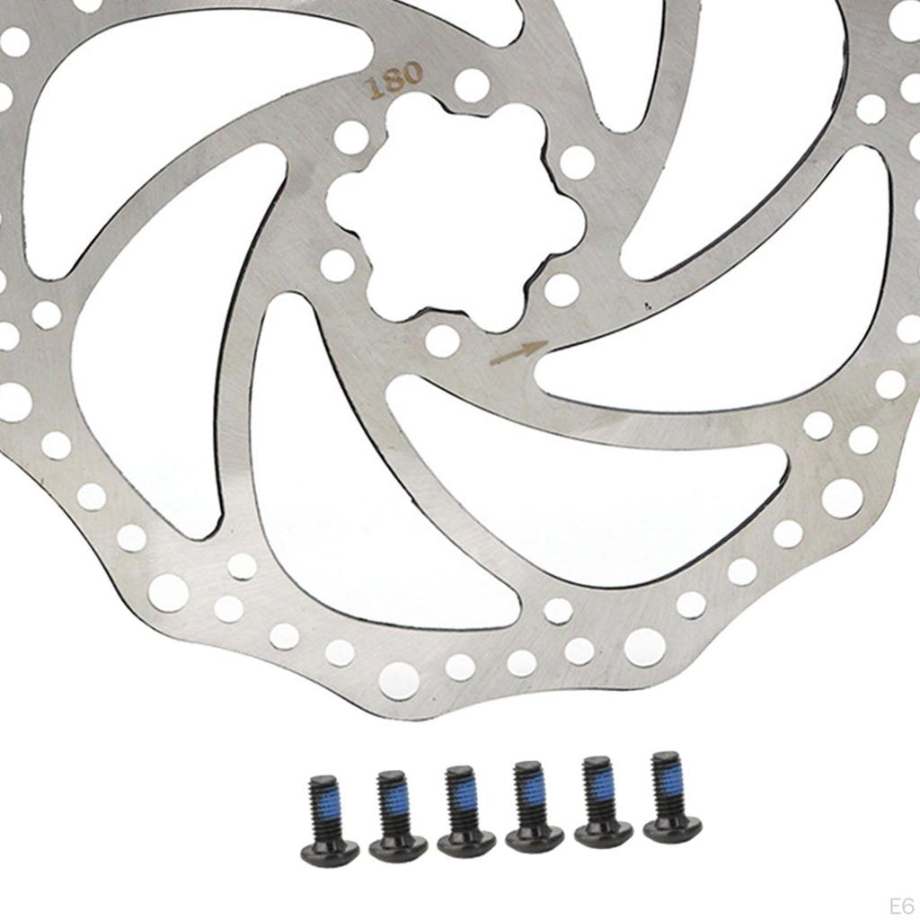 Ротор дискового тормоза велосипеда с винтовыми деталями, теплоотвод, центральный замок, сменные роторы для