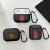 Чехол с узором пламени для Airpods 3 4 2 Pro3 Pro2 1 Pro Чехлы для наушников Обложка