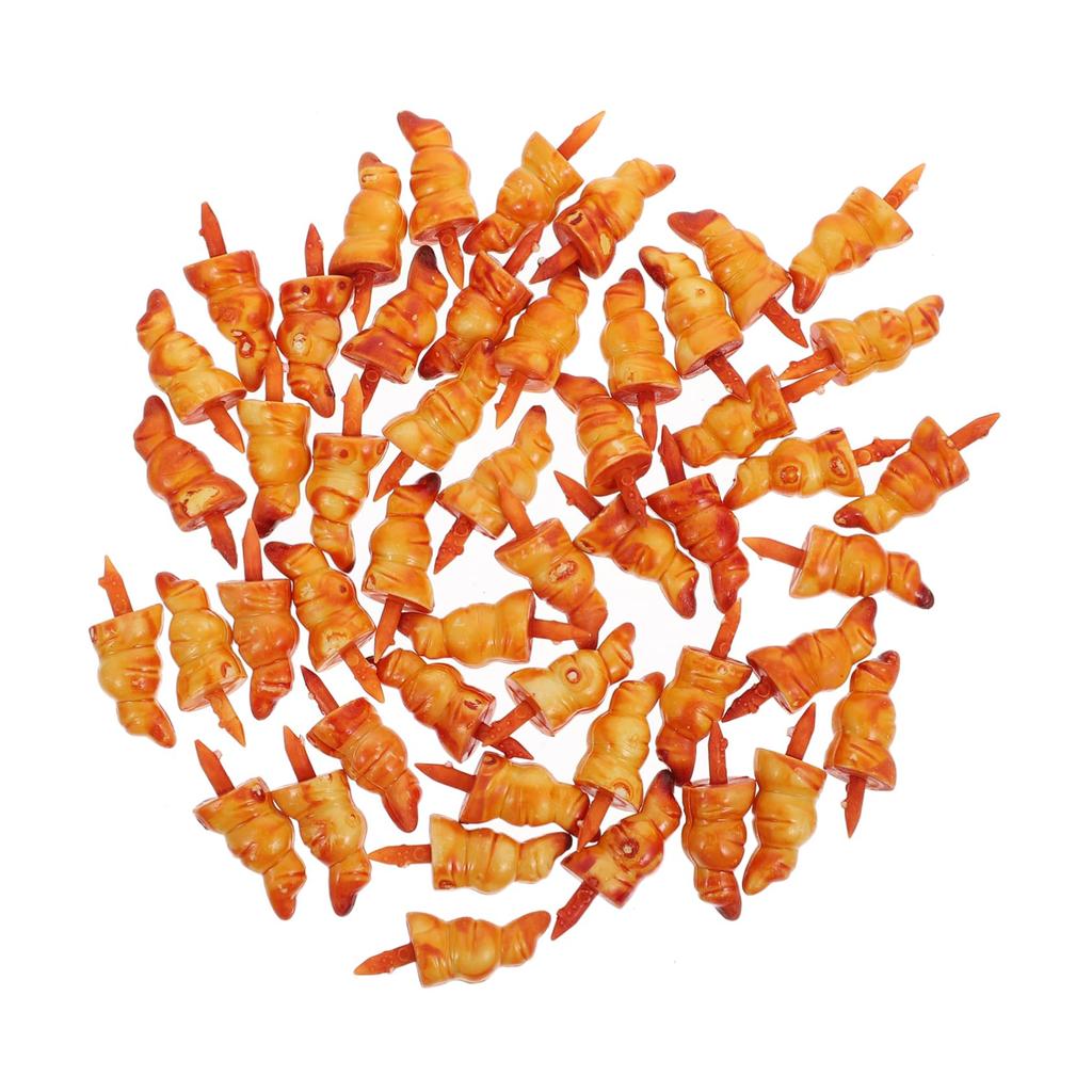 NUOLUX 50pcs Snowman Toy Accessories, Christmas DIY Ornaments, Decorative Noses, Snowman Noses, Santa Claus Noses, Craft Toys, Christmas Noses, DIY