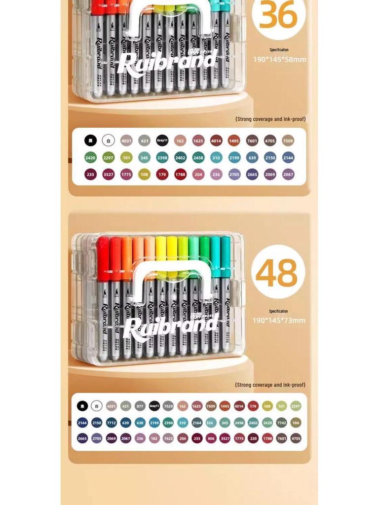 Полупрозрачный акриловый маркер с мягким наконечником для слоев, DIY-арта, детских граффити и рисования в начальной школе.