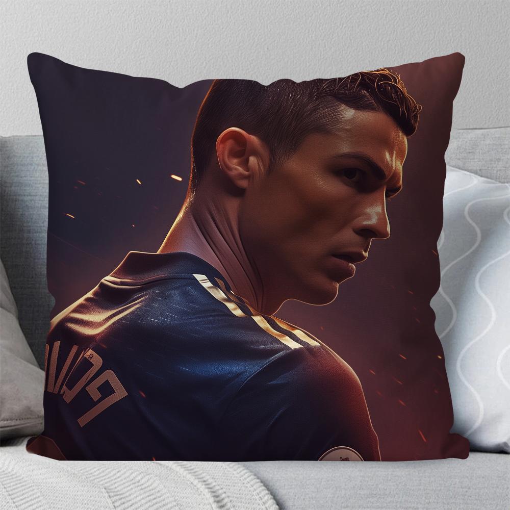 C-Криштиану Р-Роналду Cr7 Наволочка Квадратная Подушка Спальня Диван Отдых Комфортная Подушка Автомобиль Гостиная Домашний Декор 40X40