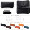 Genuine Leather Tochigi Leather Long Wallet Wallet Thin Slim Coin Purse Card Case Stylish Popular Brand Made In Japan [NARU] Men's Women's (Navy)