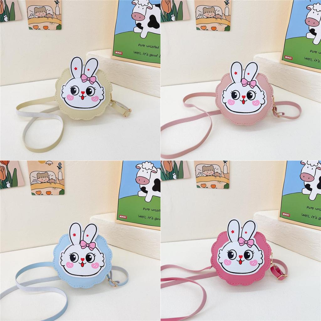 Rabbit Cute Cartoon Childrens Lanyard Messenger Bag Autumn Student Coin Purse