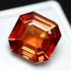 ORANGE 9.40 Ct Beautiful Natural Sapphire   Faceted Gemstone Square Cut