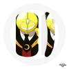Wireless Mouse - MANIACASE - Koro Assassination Classroom - Yellow - Compatible Mac and PC - USB Wifi