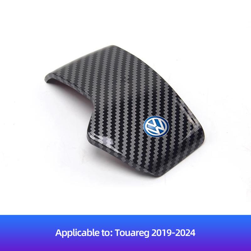 Valve Stems Caps VW Car Shift Stick Cover Carbon Fibre Sports Gear Lever Cap For Volkswagen Polo Golf GTI CC Tiguan Arteon Passa zd7