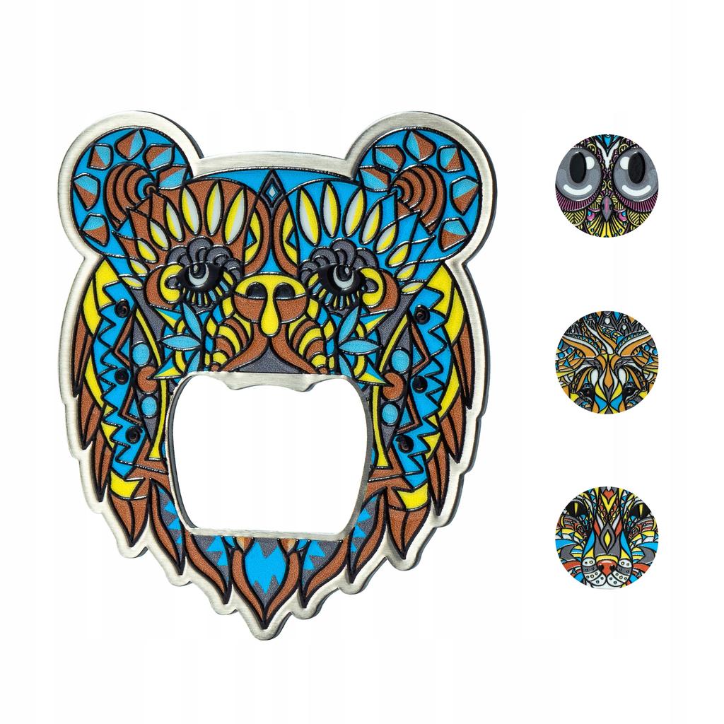 KADAX Otwieracz Stalowy Do Butelek Napojów Kapsli Lew