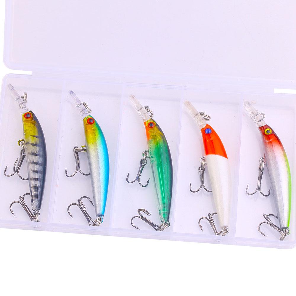 Deep Drive Simulation Minnow Fishing Lure Long Casting Hard Lure With 3 Treble Hooks Wobble Fishing Tackles