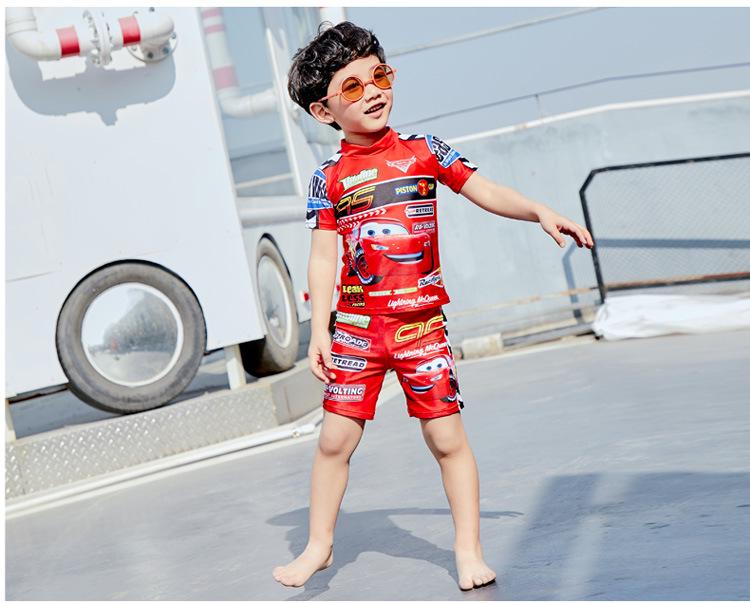 Быстросохнущий раздельный купальник для мальчиков для детей среднего и старшего возраста