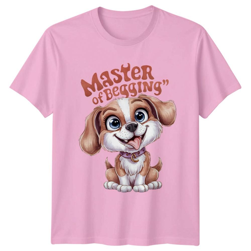 Master Of Begging Funny Dog TShirt Cute Pup Graphic Tee