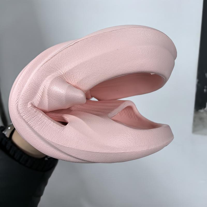 Легкие домашние тапочки из ЭВА с мягкой подошвой для женщин, модные бесшумные нескользящие тапочки для ванной, женские летние пляжные шлепанцы 2025 года для женщин