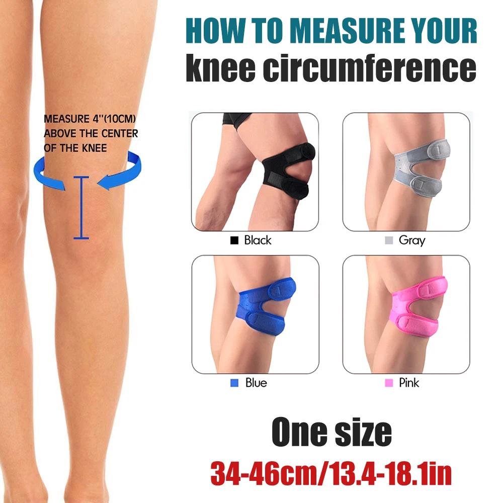 1Pcs Tendon Patellar Support Strap Reduce Patellar Tendonitis Knee Brace with Patella Stabilizer for Running, Tendonitis, MCL