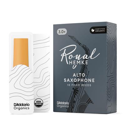 Трости для альт-саксофона WoodWinds Royal Hemke RHKP10ASX305 D'Addario [Жесткость 3.0+] Упаковка 10 шт.